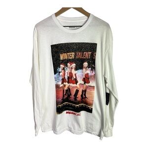 Mean Girls Christmas "Talent Show" Long Sleeve Tee NWT Sz M/L